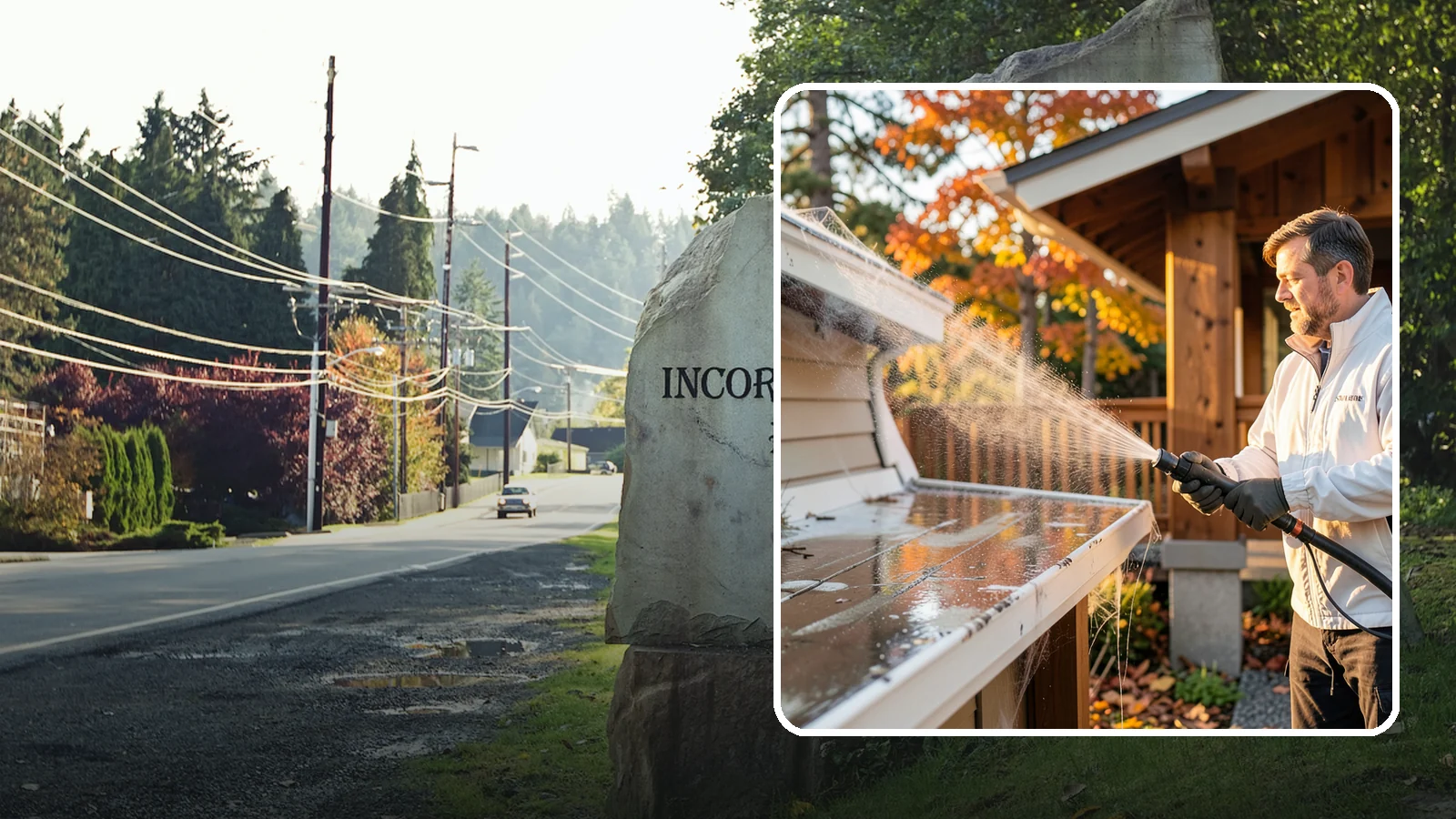 Cobweb Removal in Wilkeson, Pierce County, WA - Cobweb removal clears the webs, egg sacs, and spider debris that collect under eaves and around entryways in our mild, damp...