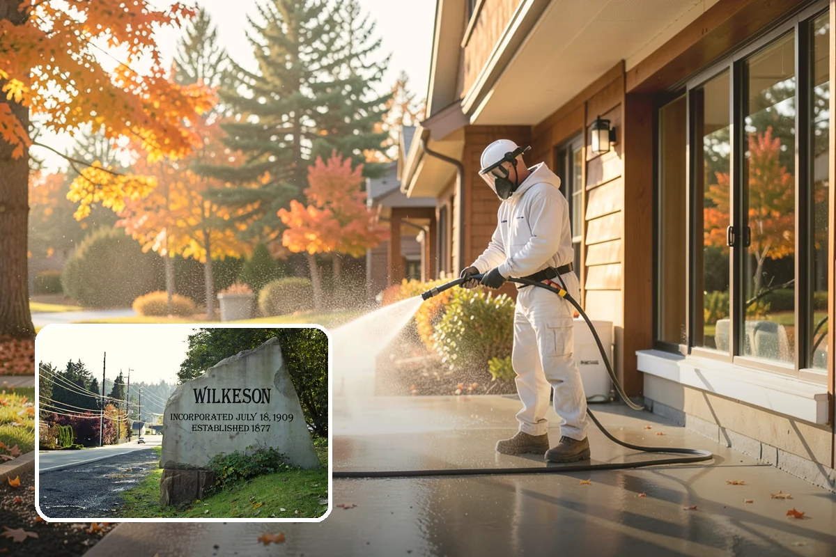 Cobweb Removal in Wilkeson, Pierce County, WA - Clears webs and egg sacs from sheltered corners