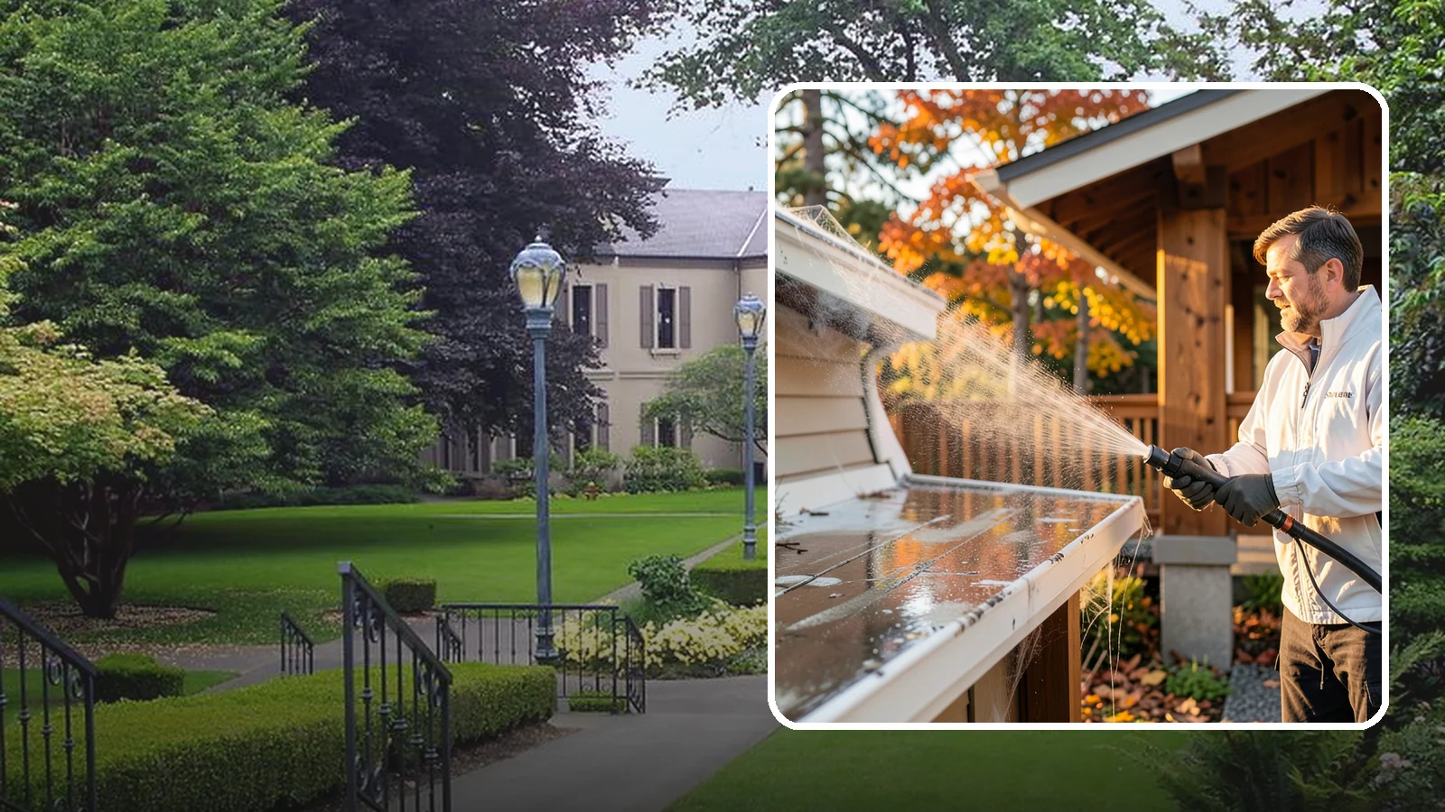 Cobweb Removal in Woodinville, King County, WA - Cobweb removal clears the webs, egg sacs, and spider debris that collect under eaves and around entryways in our mild, damp...