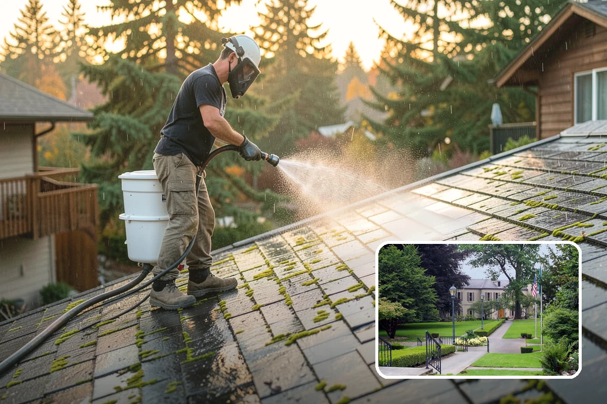 Cobweb Removal in Woodinville, King County, WA - Clears webs and egg sacs from sheltered corners