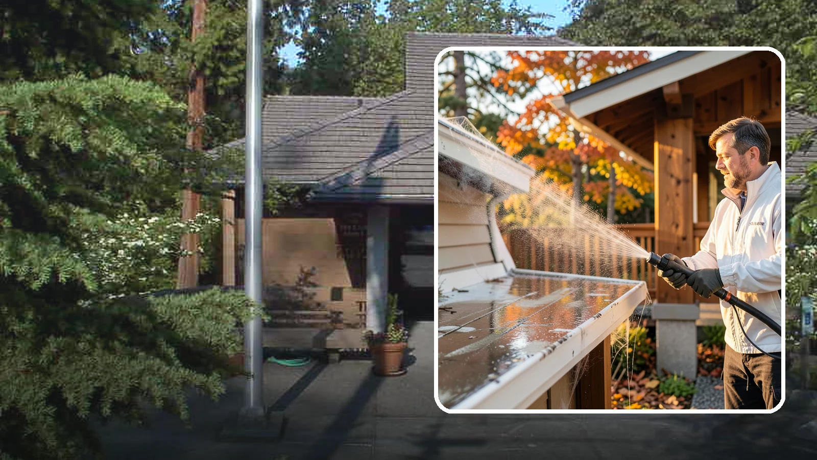 Cobweb Removal in Yarrow Point, King County, WA - Cobweb removal clears the webs, egg sacs, and spider debris that collect under eaves and around entryways in our mild, damp...