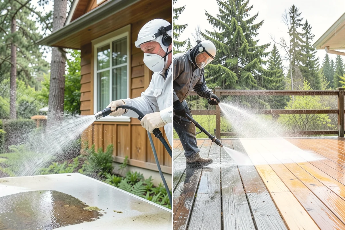 Column Cleaning in Anacortes, Skagit County, WA - Identify column material and check for finish damage
