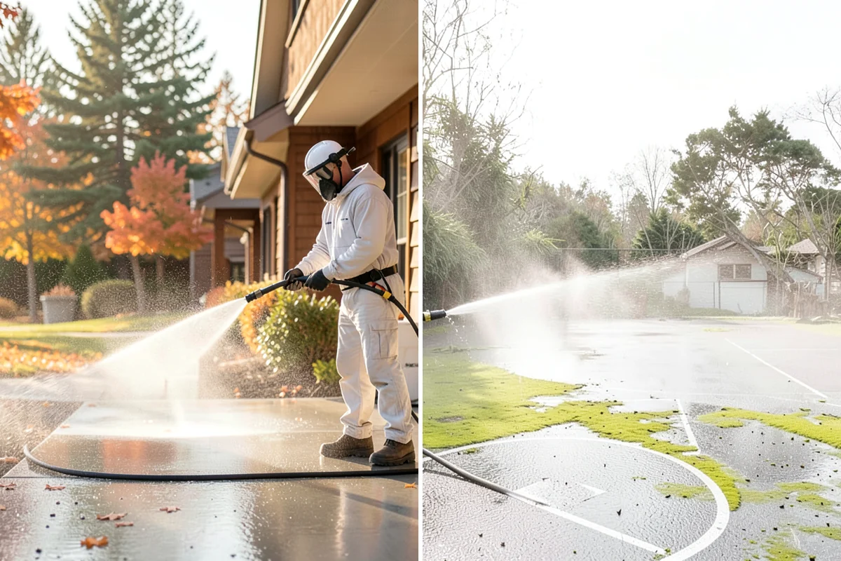Column Cleaning in Arlington, Snohomish County, WA - Identify column material and check for finish damage
