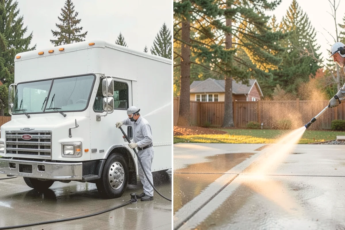 Column Cleaning in Bellevue, King County, WA - Identify column material and check for finish damage