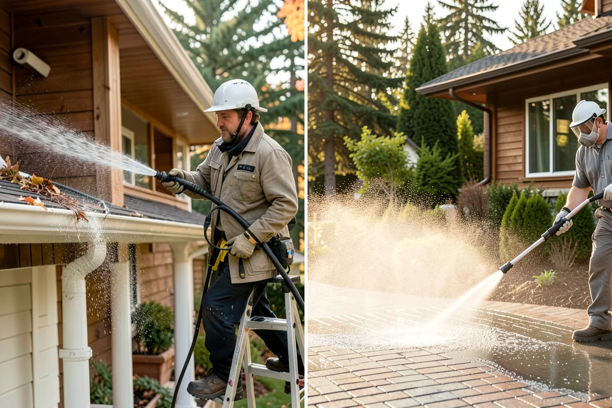 Column Cleaning in DuPont, Pierce County, WA - Identify column material and check for finish damage