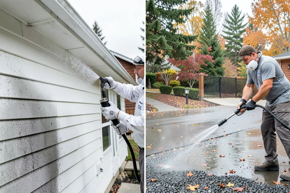 Column Cleaning in Enumclaw, King County, WA - Identify column material and check for finish damage