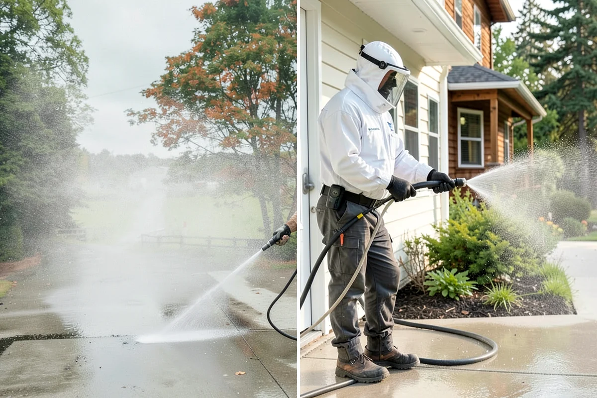Column Cleaning in Kenmore, King County, WA - Identify column material and check for finish damage