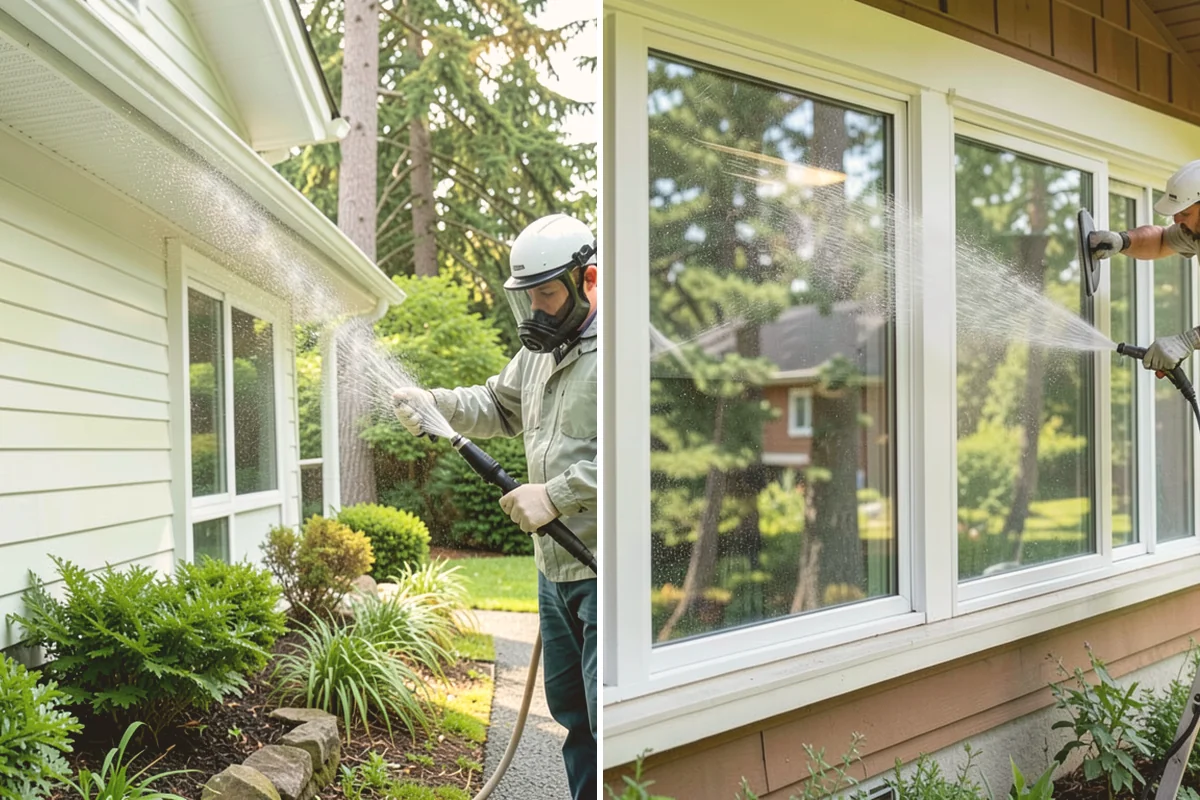 Column Cleaning in Kirkland, King County, WA - Identify column material and check for finish damage