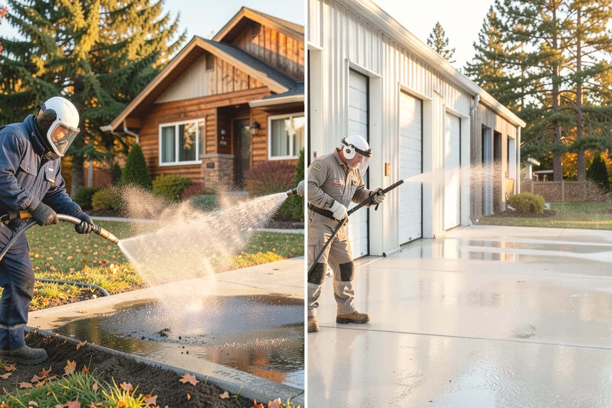 Column Cleaning in Mercer Island, King County, WA - Identify column material and check for finish damage