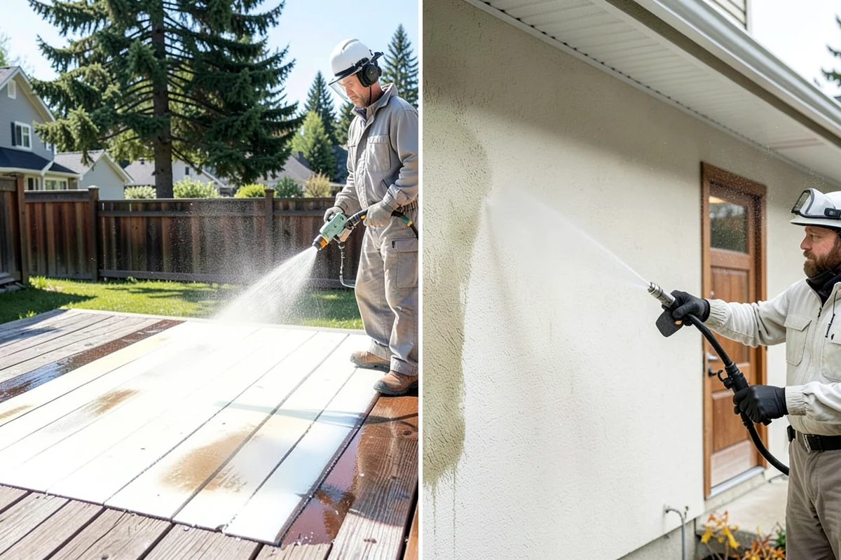 Column Cleaning in Pacific, King County, WA - Identify column material and check for finish damage