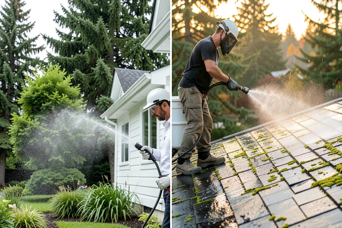 Column Cleaning in Puyallup, Pierce County, WA - Identify column material and check for finish damage