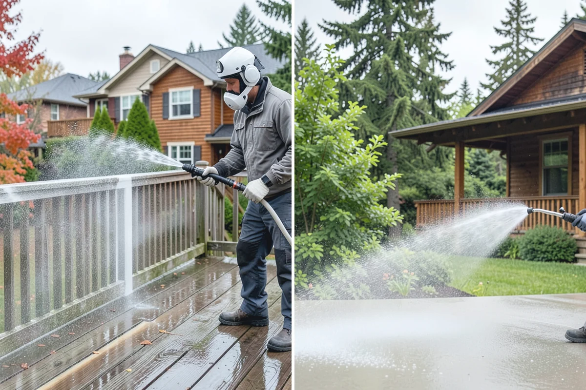 Column Cleaning in Wilkeson, Pierce County, WA - Identify column material and check for finish damage