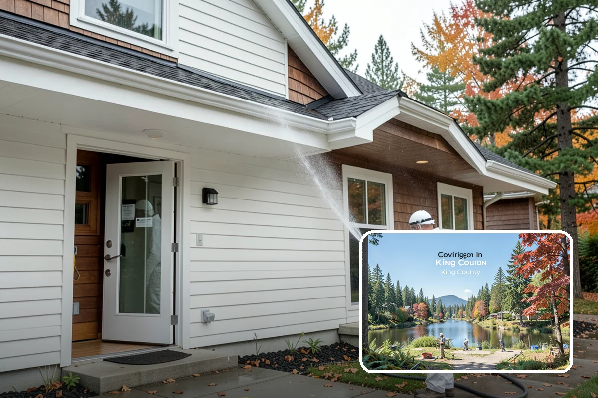 Composite Deck Cleaning in Covington, King County, WA - Clears mold and algae from textured grain