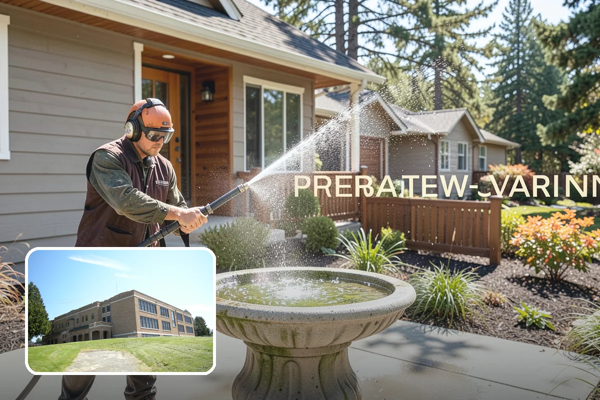 Composite Deck Cleaning in Maple Valley, King County, WA - Clears mold and algae from textured grain