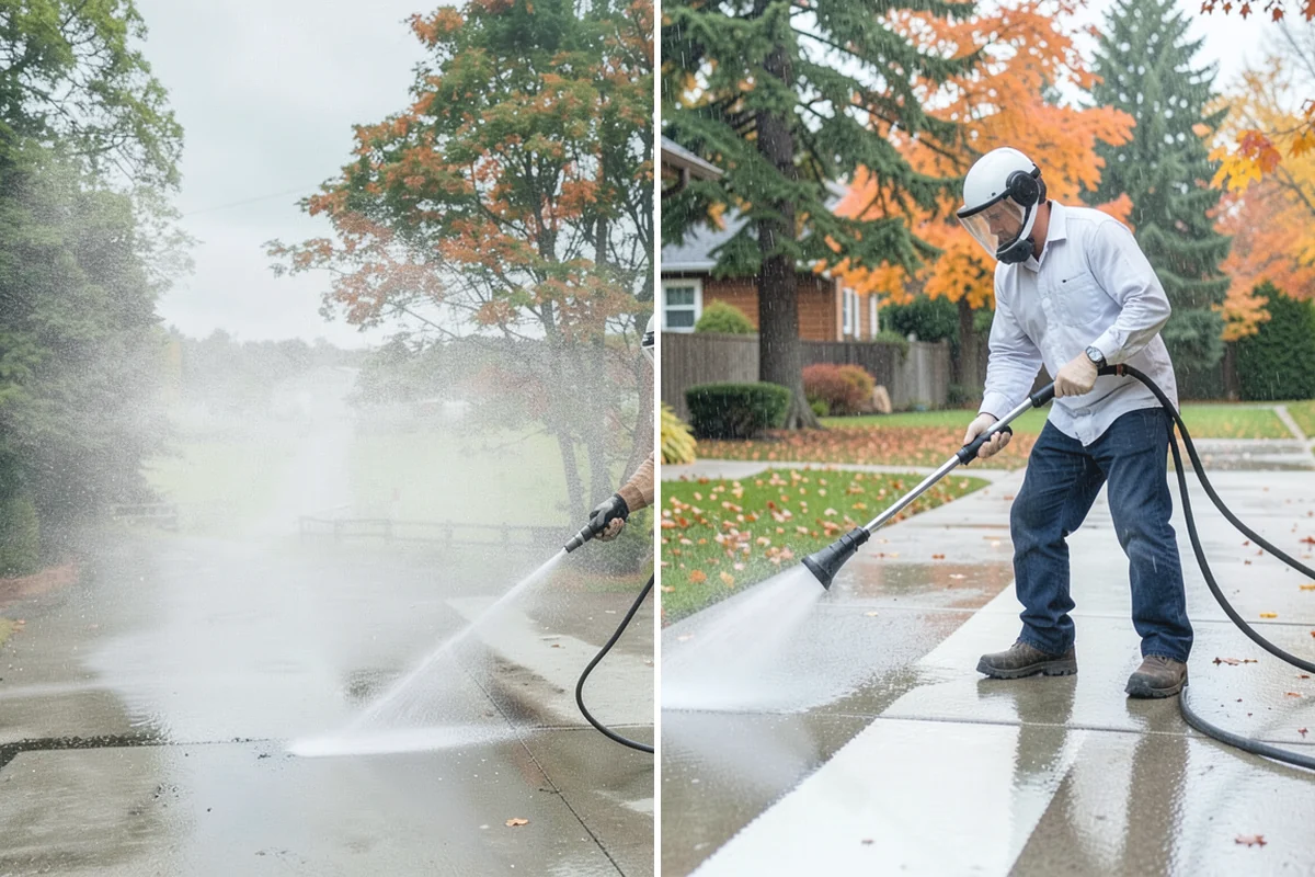 Composite Deck Cleaning in Marysville, Snohomish County, WA - Clear the deck and rinse loose debris