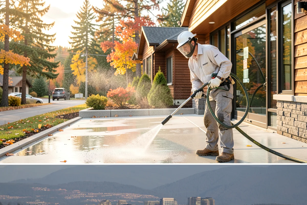 Composite Deck Cleaning in Medina, King County, WA - Composite decks can be cleaned spring through fall, ideally before summer entertaining.