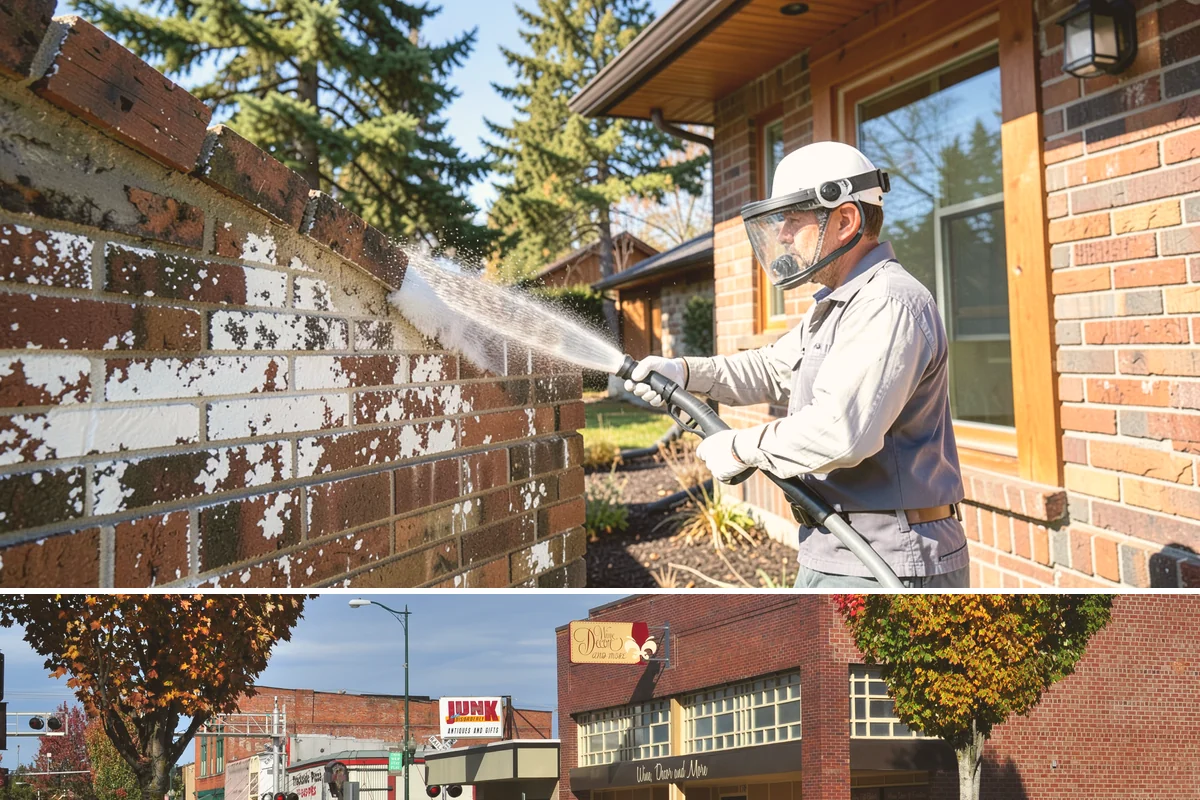 Composite Deck Cleaning in Puyallup, Pierce County, WA - Composite decks can be cleaned spring through fall, ideally before summer entertaining.