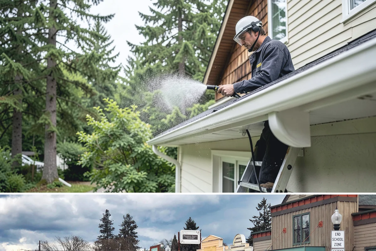 Composite Deck Cleaning in Roy, Pierce County, WA - Composite decks can be cleaned spring through fall, ideally before summer entertaining.