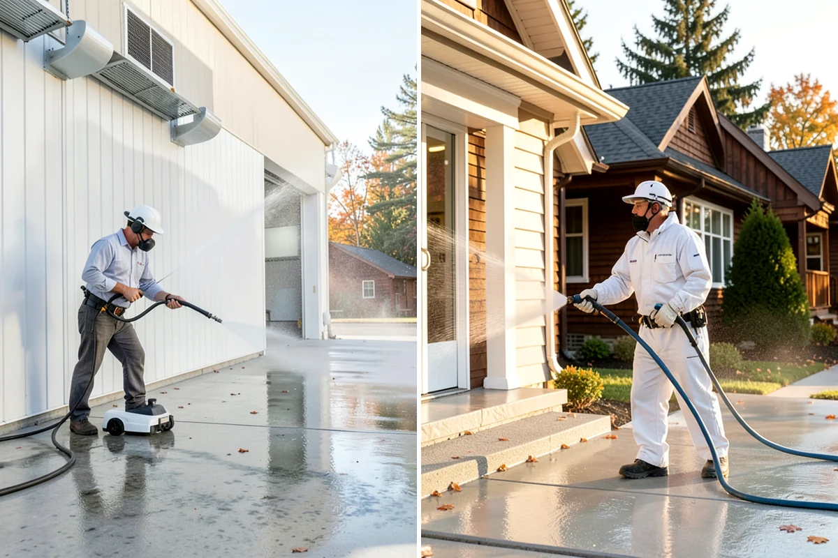 Composite Deck Cleaning in Snoqualmie, King County, WA - Clear the deck and rinse loose debris
