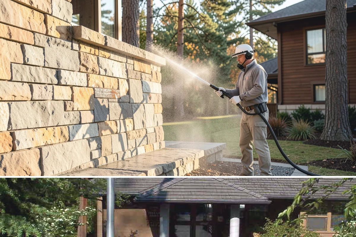 Composite Deck Cleaning in Yarrow Point, King County, WA - Composite decks can be cleaned spring through fall, ideally before summer entertaining.