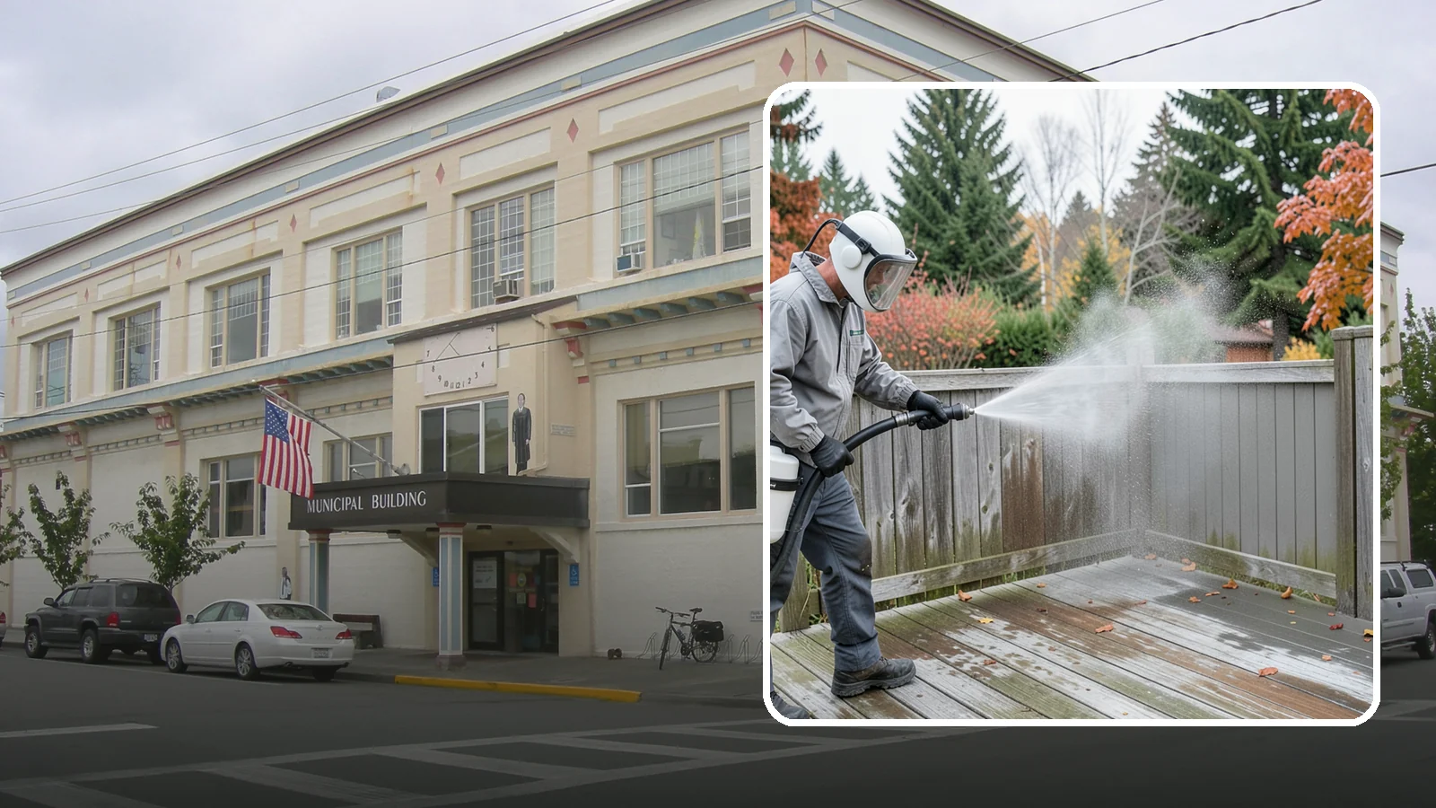 Composite Fence Cleaning in Anacortes, Skagit County, WA - Manufacturer-safe cleaning that clears mildew from composite fencing without voiding the finish or warranty.