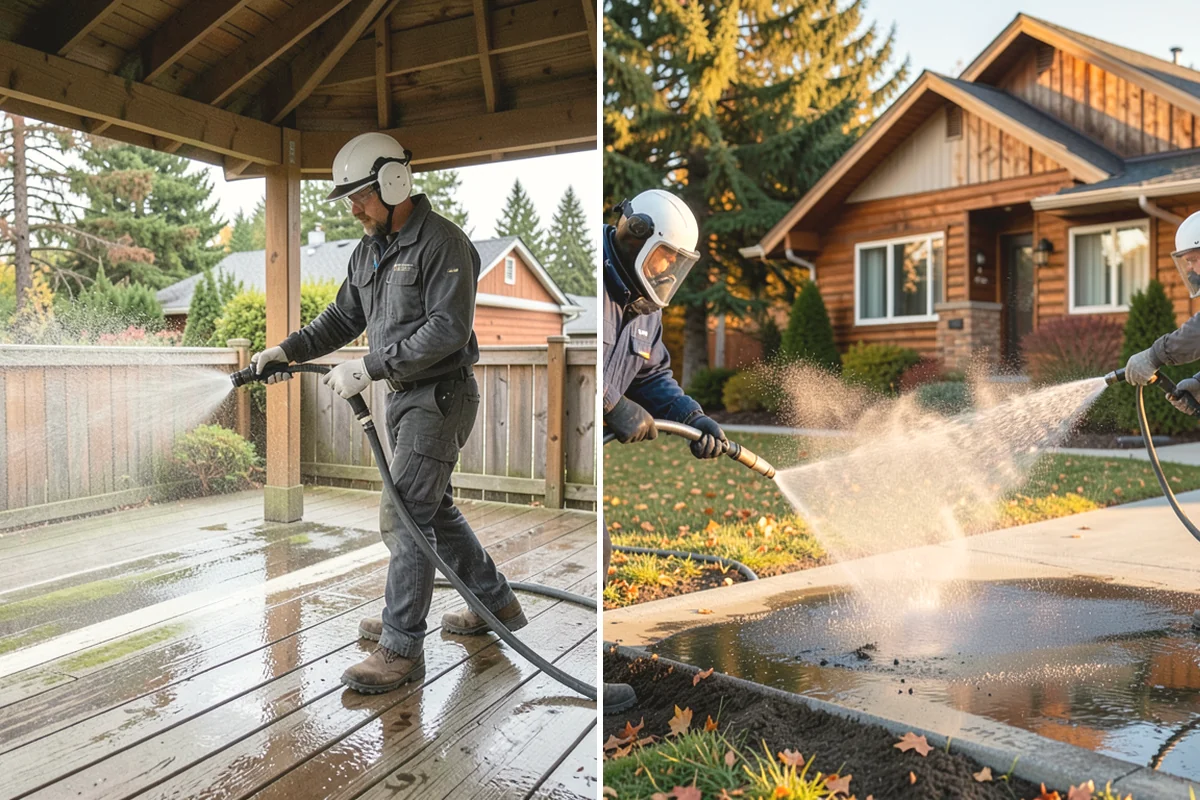 Composite Fence Cleaning in Anacortes, Skagit County, WA - Confirm the composite brand's cleaning guidelines