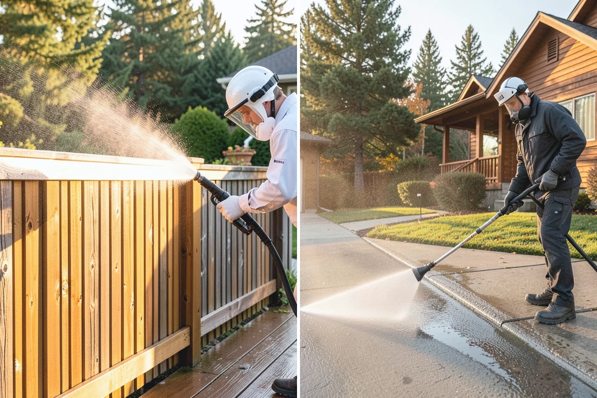 Composite Fence Cleaning in Auburn, King County, WA - Confirm the composite brand's cleaning guidelines