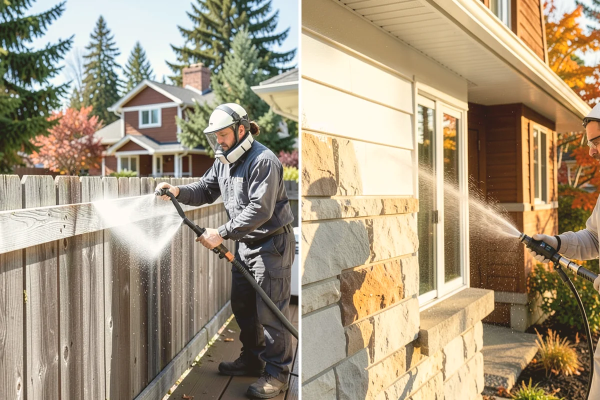 Composite Fence Cleaning in Bellevue, King County, WA - Confirm the composite brand's cleaning guidelines