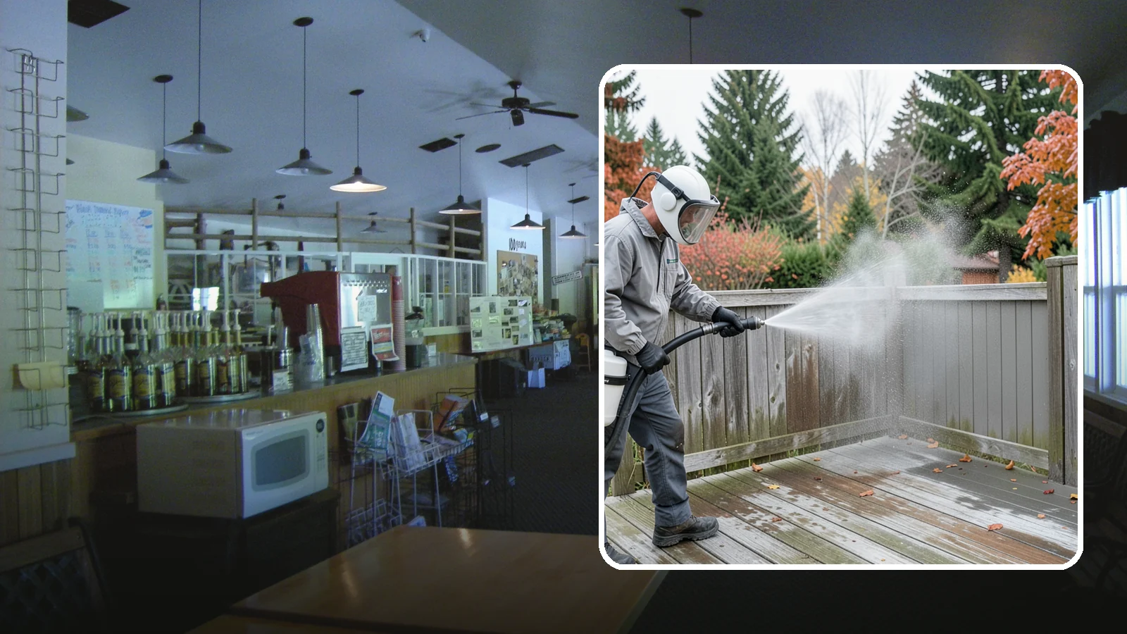 Composite Fence Cleaning in Black Diamond, King County, WA - Manufacturer-safe cleaning that clears mildew from composite fencing without voiding the finish or warranty.