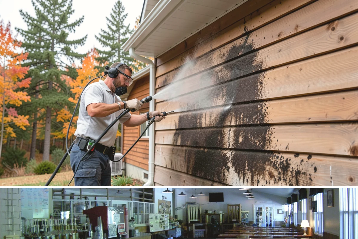 Composite Fence Cleaning in Black Diamond, King County, WA - Clean composite in late spring or summer so shaded panels dry before the mildew has a chance to reestablish.