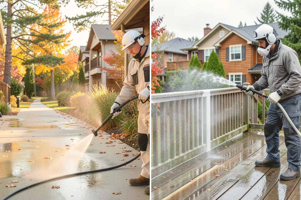 Composite Fence Cleaning in Brier, Snohomish County, WA - Confirm the composite brand's cleaning guidelines