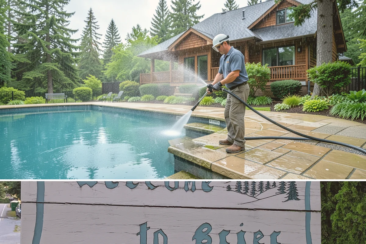 Composite Fence Cleaning in Brier, Snohomish County, WA - Clean composite in late spring or summer so shaded panels dry before the mildew has a chance to reestablish.
