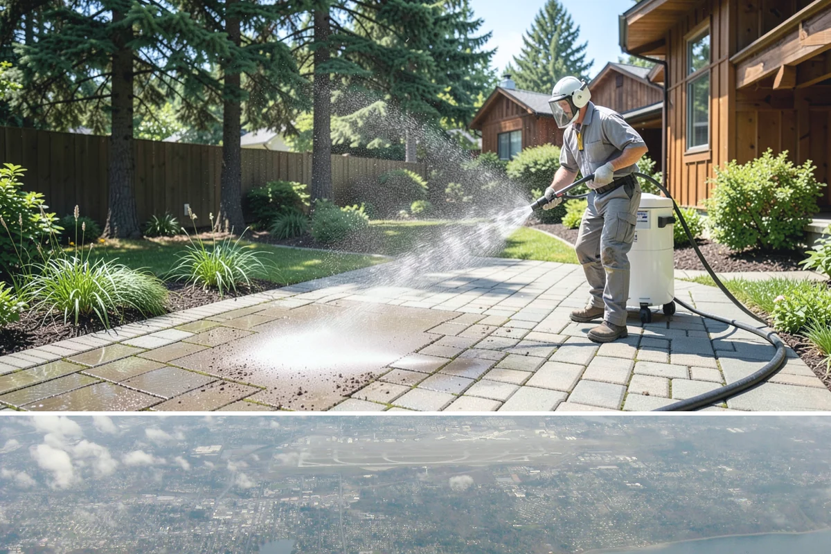 Composite Fence Cleaning in Burien, King County, WA - Clean composite in late spring or summer so shaded panels dry before the mildew has a chance to reestablish.