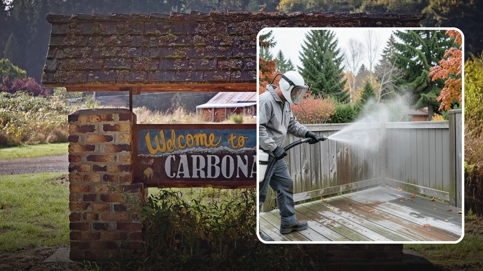 Composite Fence Cleaning in Carbonado, Pierce County, WA - Manufacturer-safe cleaning that clears mildew from composite fencing without voiding the finish or warranty.