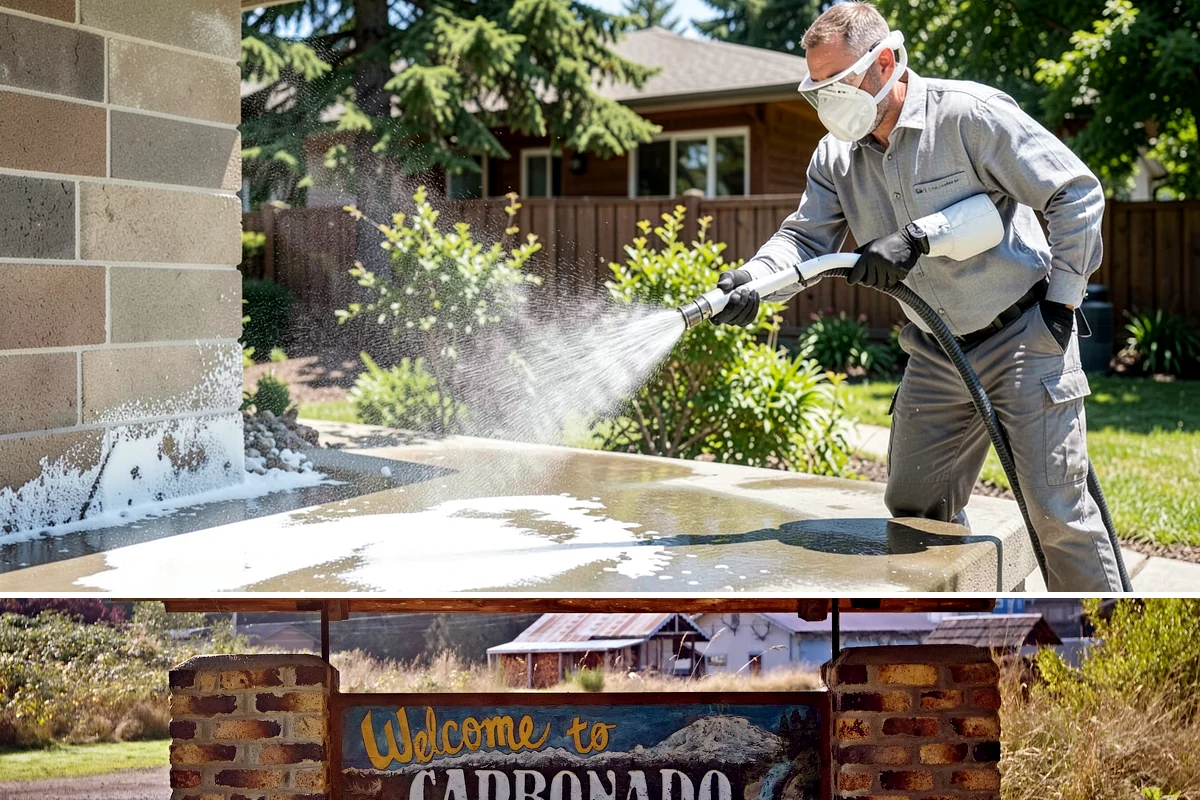 Composite Fence Cleaning in Carbonado, Pierce County, WA - Clean composite in late spring or summer so shaded panels dry before the mildew has a chance to reestablish.