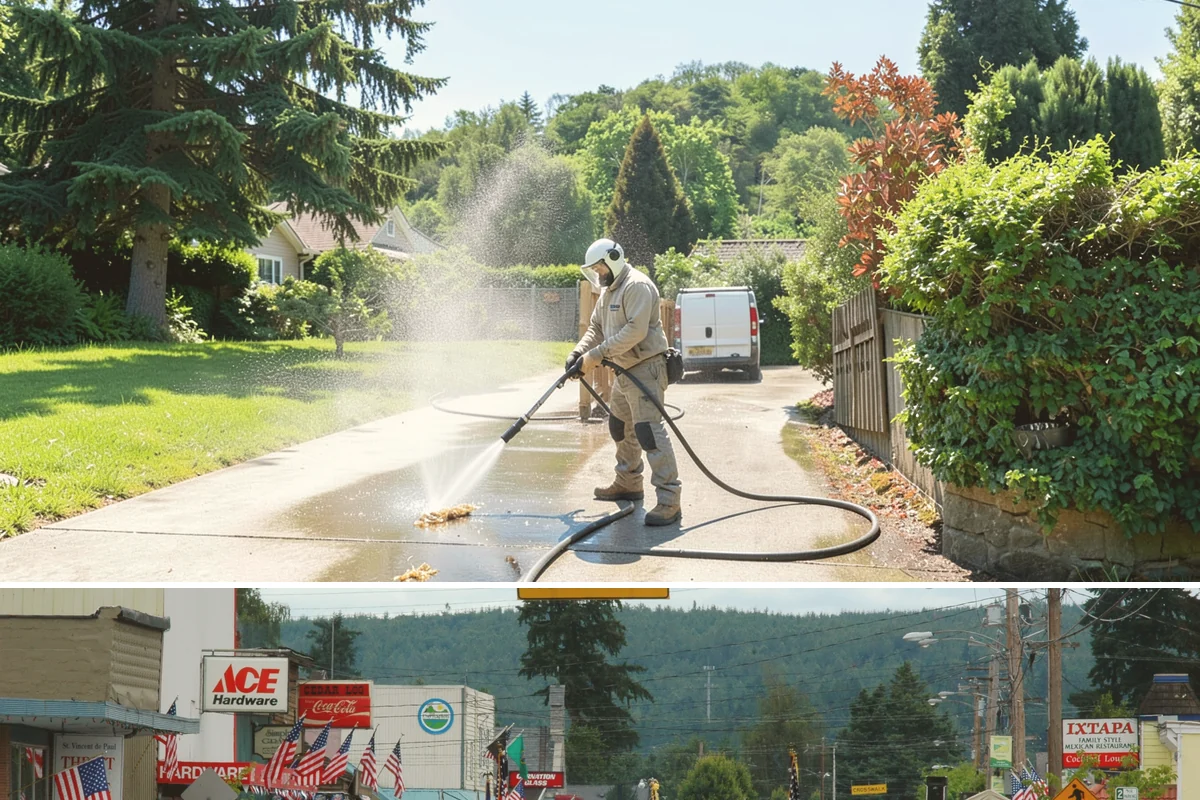 Composite Fence Cleaning in Carnation, King County, WA - Clean composite in late spring or summer so shaded panels dry before the mildew has a chance to reestablish.