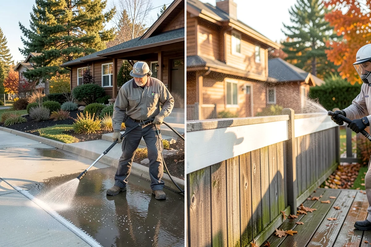 Composite Fence Cleaning in Concrete, Skagit County, WA - Confirm the composite brand's cleaning guidelines