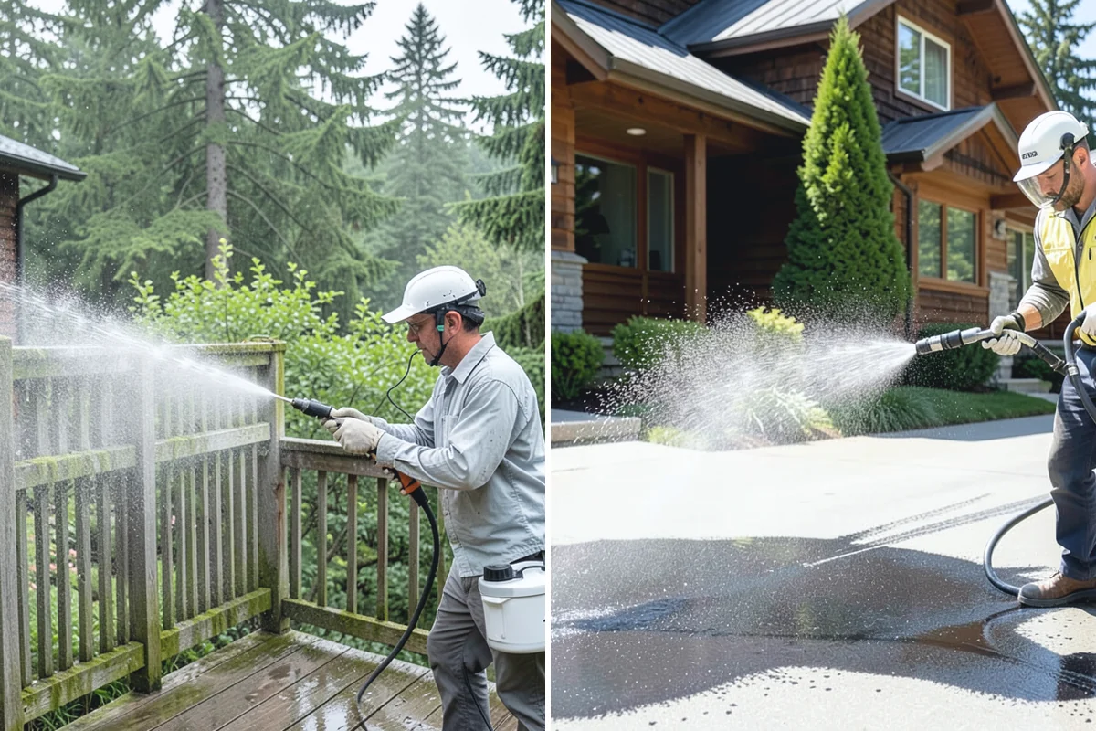 Composite Fence Cleaning in Darrington, Snohomish County, WA - Confirm the composite brand's cleaning guidelines