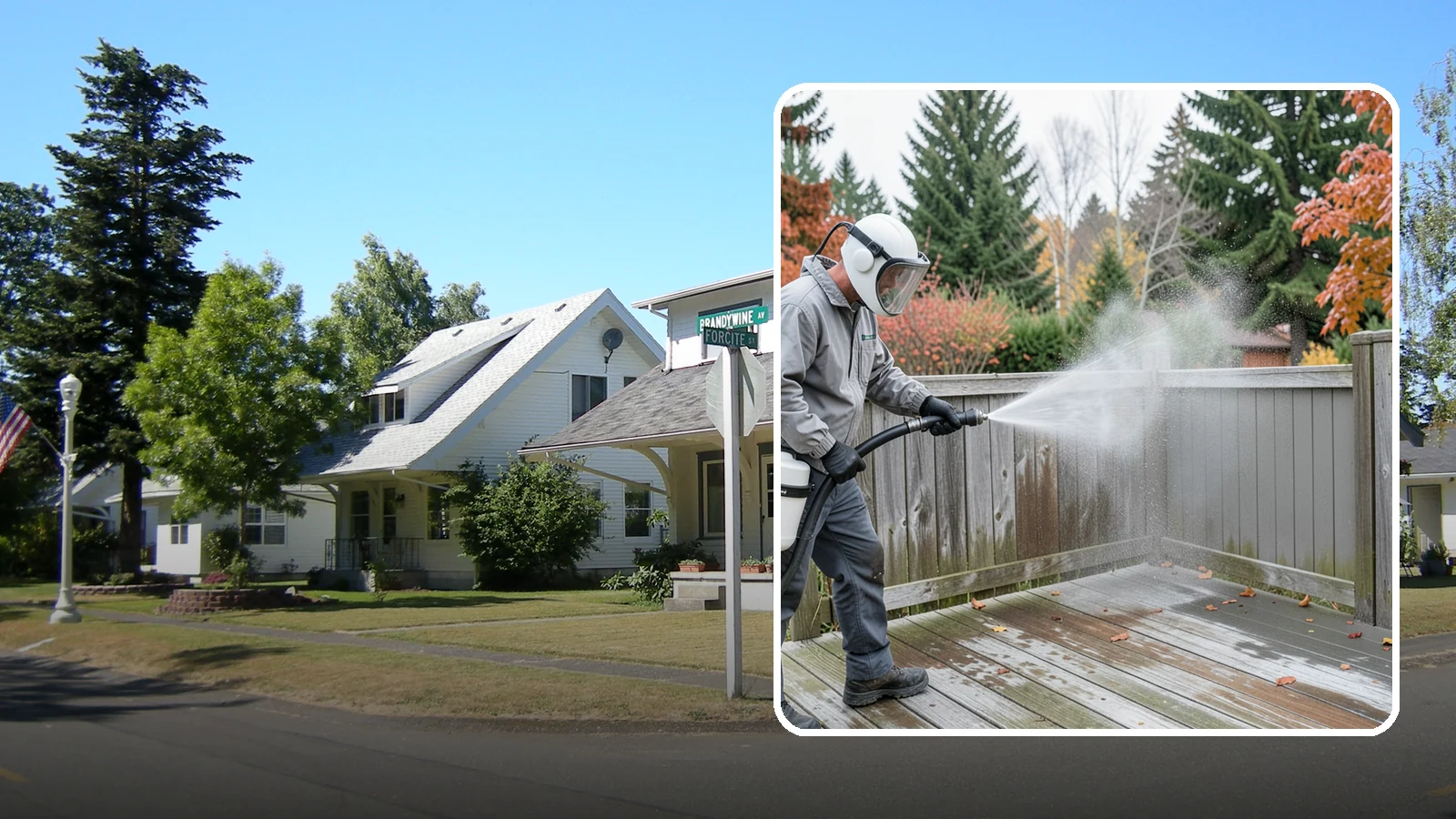 Composite Fence Cleaning in DuPont, Pierce County, WA - Manufacturer-safe cleaning that clears mildew from composite fencing without voiding the finish or warranty.