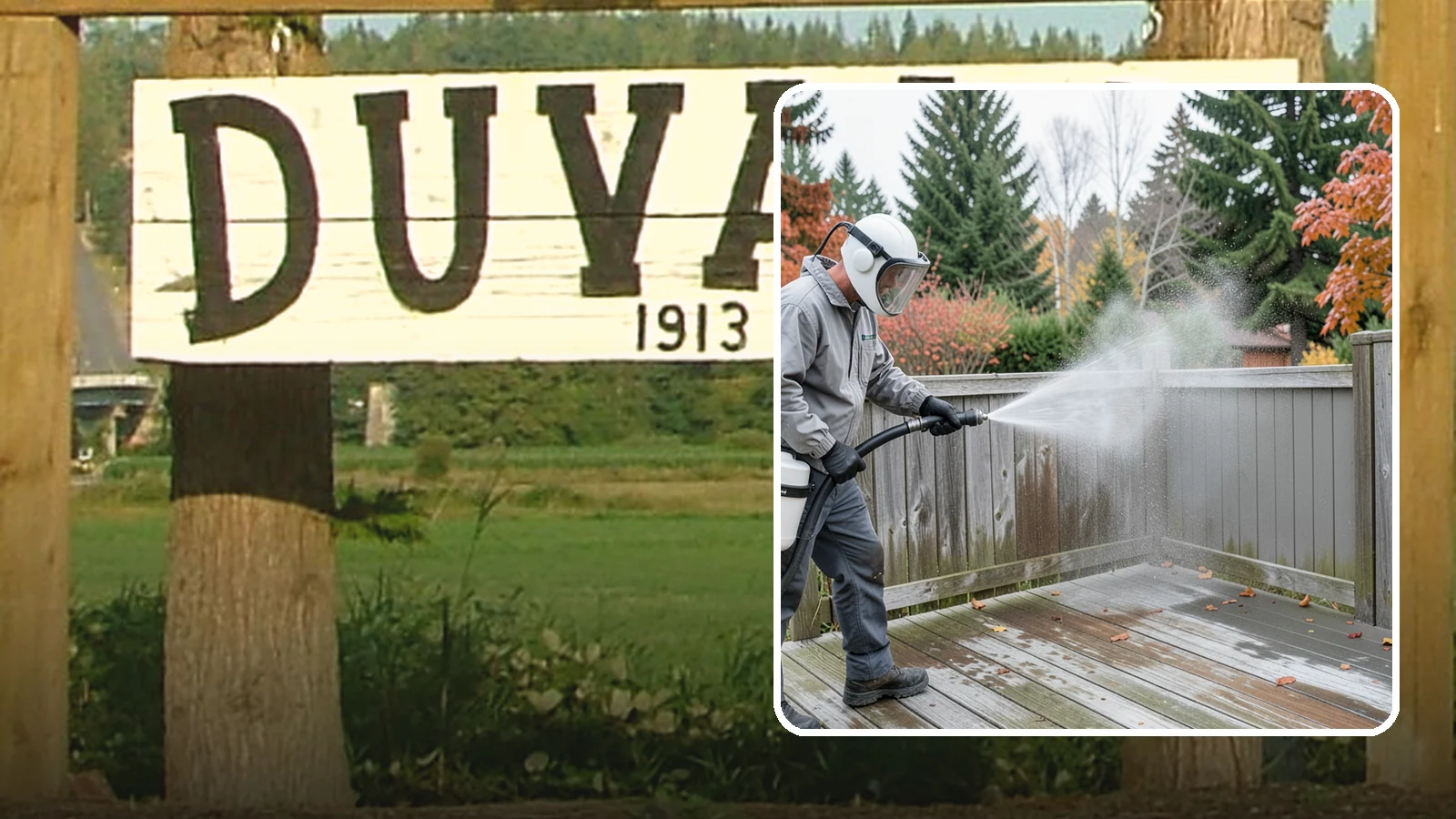 Composite Fence Cleaning in Duvall, King County, WA - Manufacturer-safe cleaning that clears mildew from composite fencing without voiding the finish or warranty.