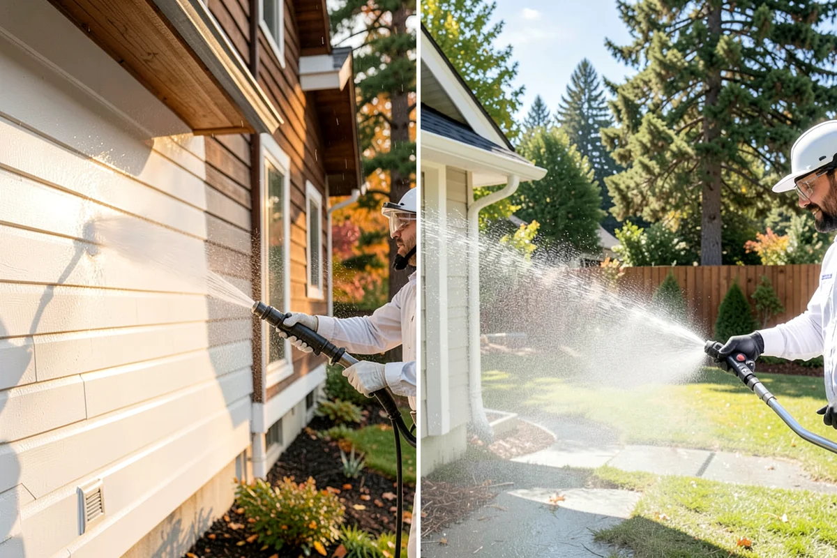 Composite Fence Cleaning in Enumclaw, King County, WA - Confirm the composite brand's cleaning guidelines