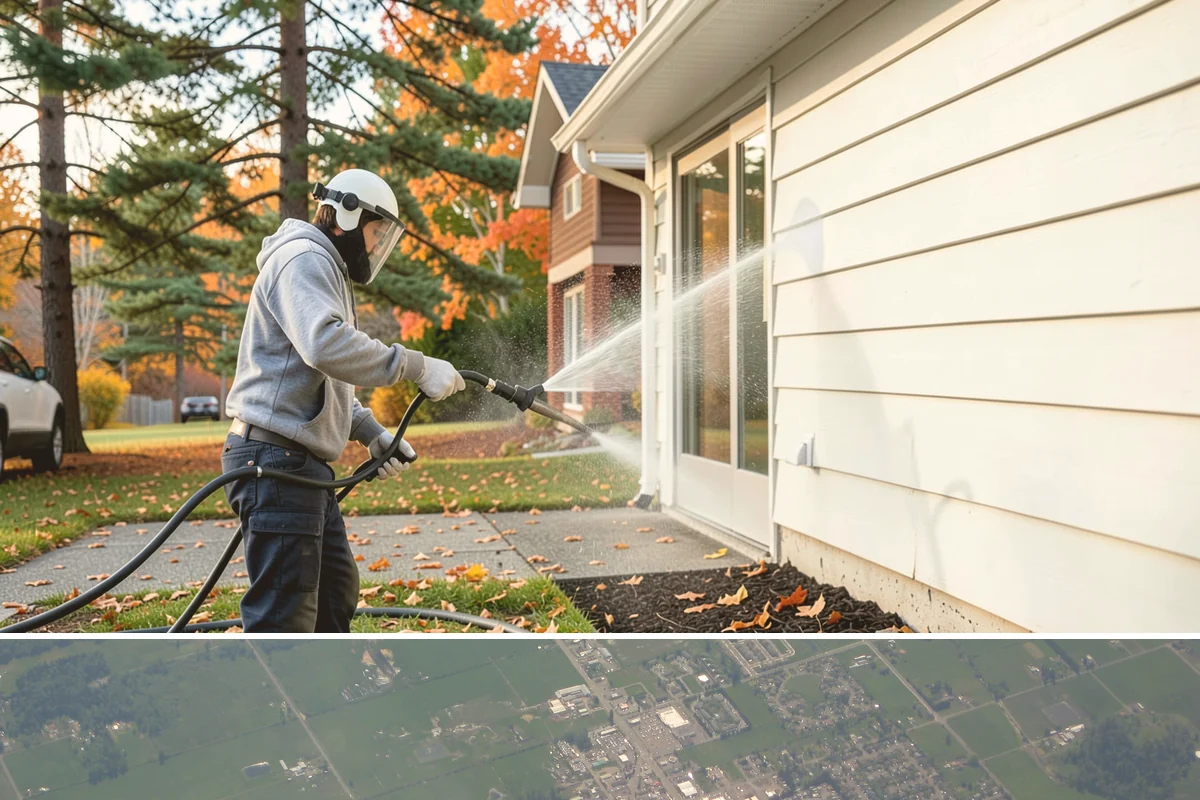 Composite Fence Cleaning in Enumclaw, King County, WA - Clean composite in late spring or summer so shaded panels dry before the mildew has a chance to reestablish.