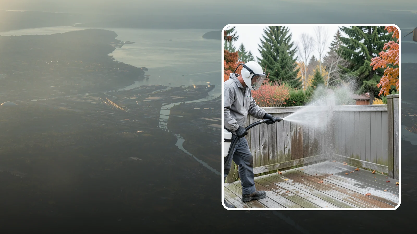 Composite Fence Cleaning in Fife, Pierce County, WA - Manufacturer-safe cleaning that clears mildew from composite fencing without voiding the finish or warranty.