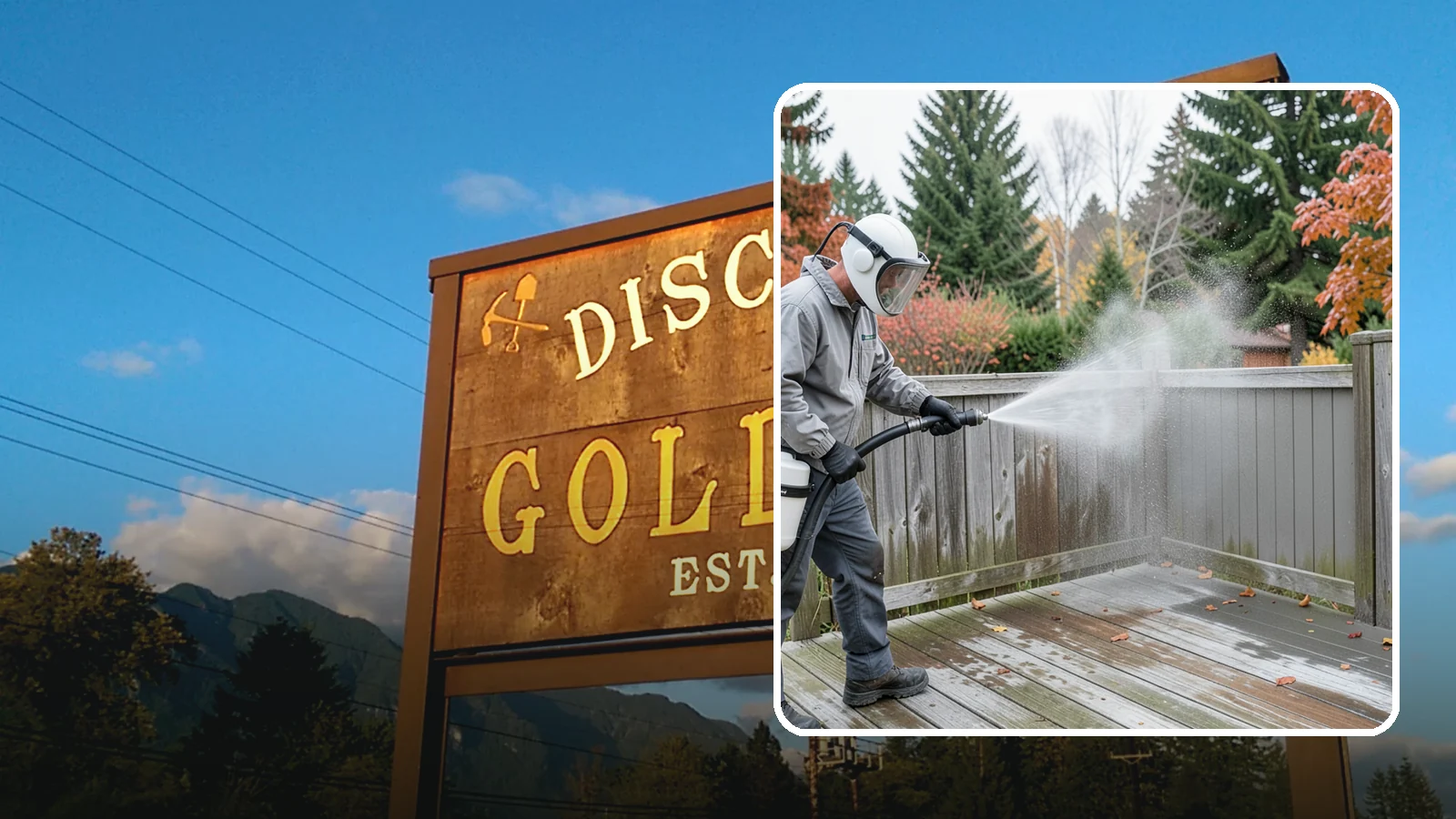 Composite Fence Cleaning in Gold Bar, Snohomish County, WA - Manufacturer-safe cleaning that clears mildew from composite fencing without voiding the finish or warranty.