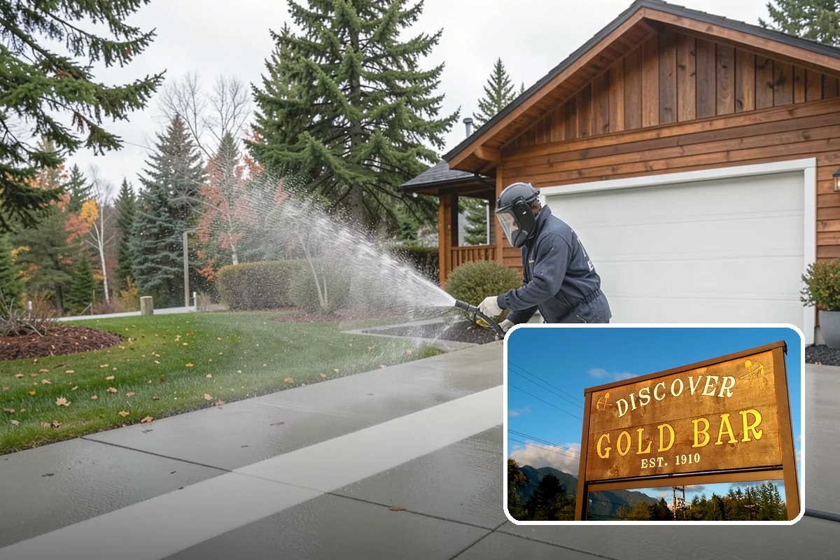 Composite Fence Cleaning in Gold Bar, Snohomish County, WA - Removes mildew that settles into the composite grain texture