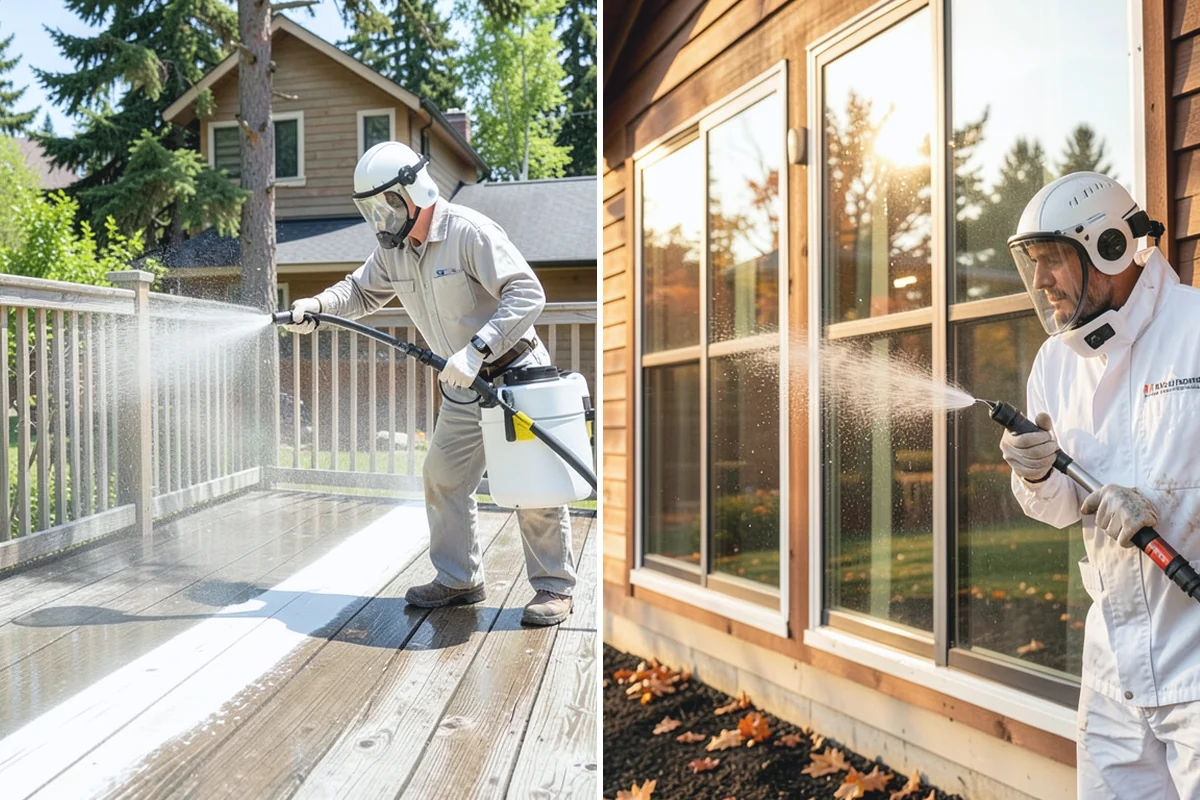 Composite Fence Cleaning in Gold Bar, Snohomish County, WA - Confirm the composite brand's cleaning guidelines