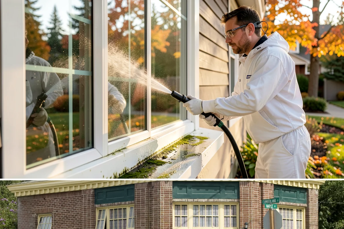 Composite Fence Cleaning in Hamilton, Skagit County, WA - Clean composite in late spring or summer so shaded panels dry before the mildew has a chance to reestablish.