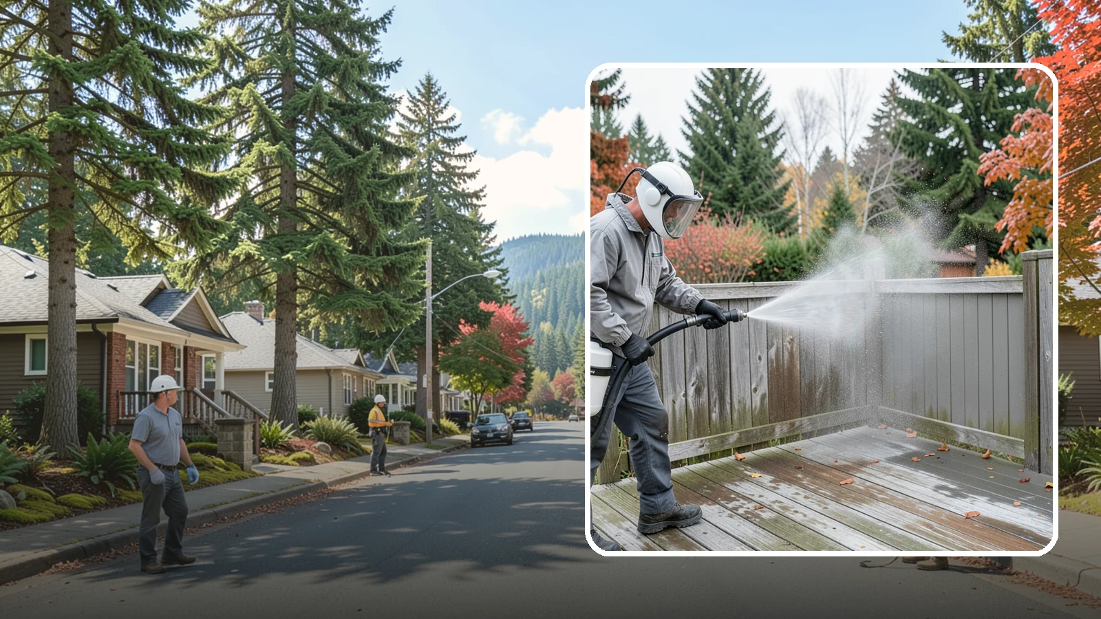 Composite Fence Cleaning in Hunts Point, King County, WA - Manufacturer-safe cleaning that clears mildew from composite fencing without voiding the finish or warranty.