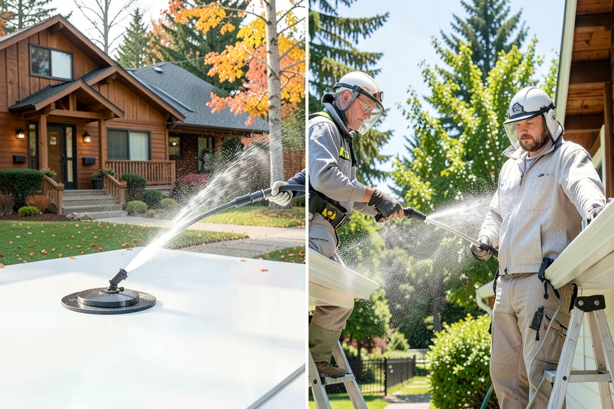 Composite Fence Cleaning in Kenmore, King County, WA - Confirm the composite brand's cleaning guidelines