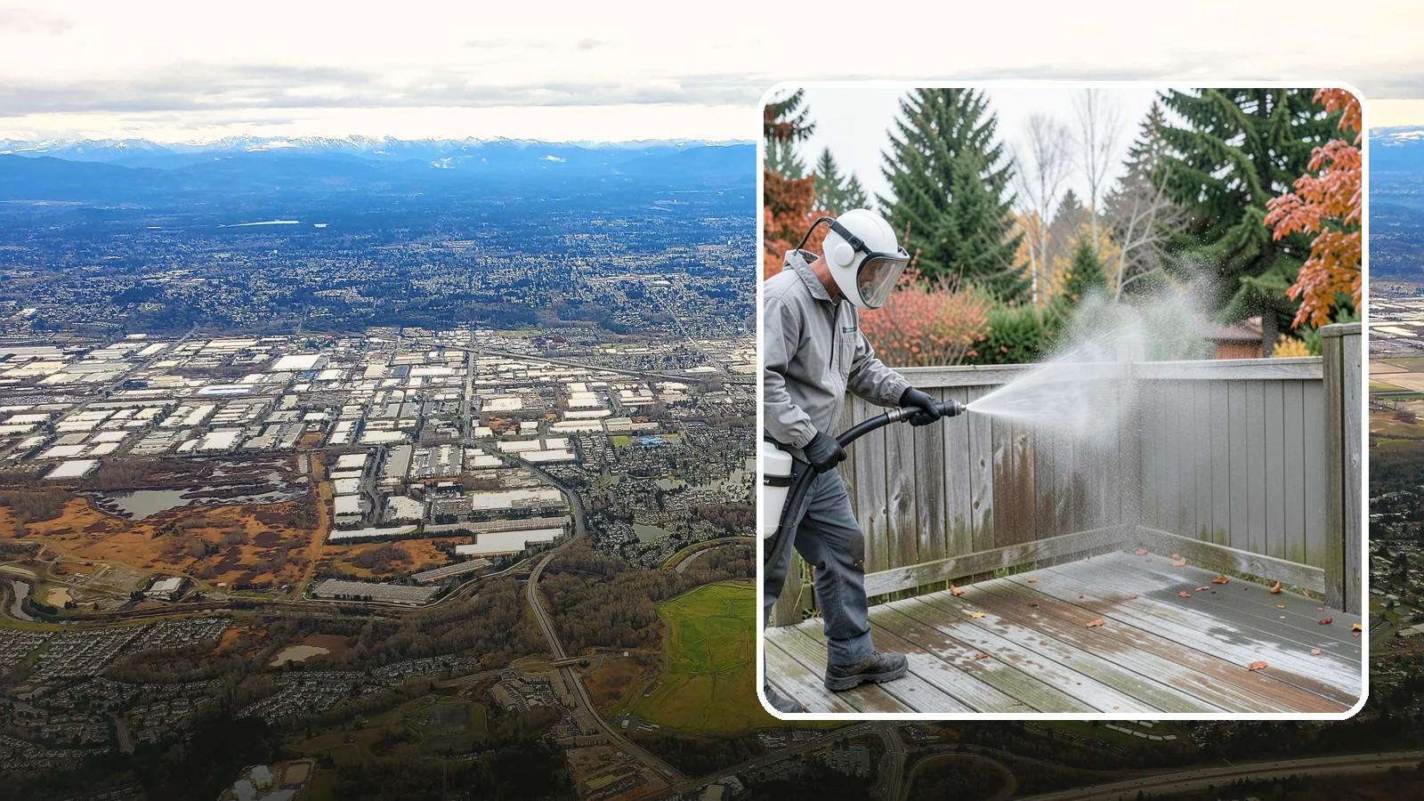 Composite Fence Cleaning in Kent, King County, WA - Manufacturer-safe cleaning that clears mildew from composite fencing without voiding the finish or warranty.